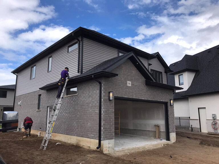 Edmonton Eavestrough Install on new home